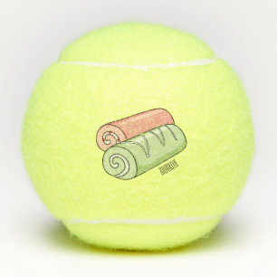 Balles De Tennis Illustration de gâteau suisse roll / roll