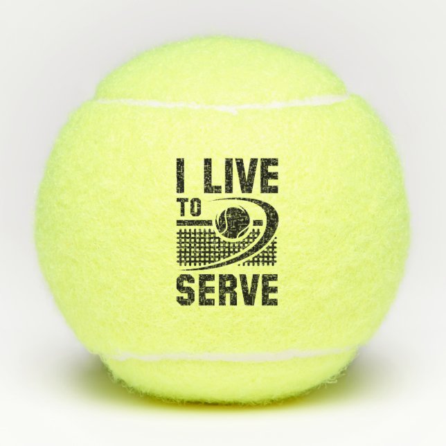 Balles De Tennis Je Vis Servir (Devant)