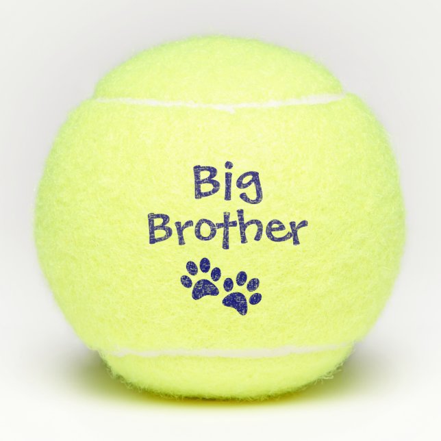 Balles De Tennis Jouet bleu de chat de chien de frère (Devant)