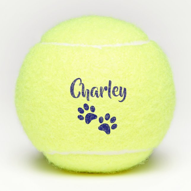 Balles De Tennis Jouet nommé d'animal familier personnalisé par (Devant)