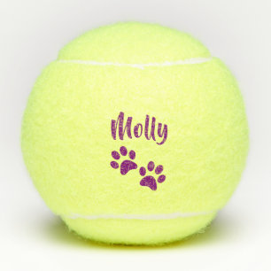 Balles De Tennis Jouet nommé d'animal familier personnalisé par