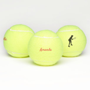 Balles De Tennis Joueur de tennis personnalisé