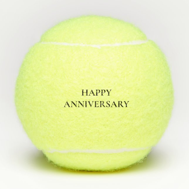 Balles De Tennis Joyeux anniversaire (Devant)