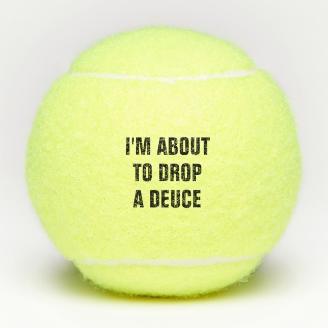 Balles De Tennis Laissez tomber une deux (Devant)
