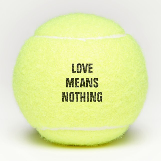 Balles De Tennis L'amour ne signifie rien (Devant)