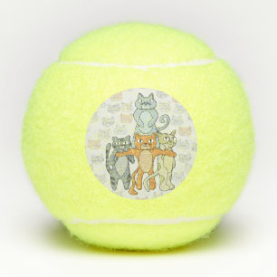Balles De Tennis Les Chats Magnifiques