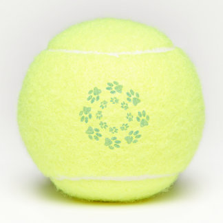 Balles De Tennis Les pas de l'animal de compagnieTennis Ball