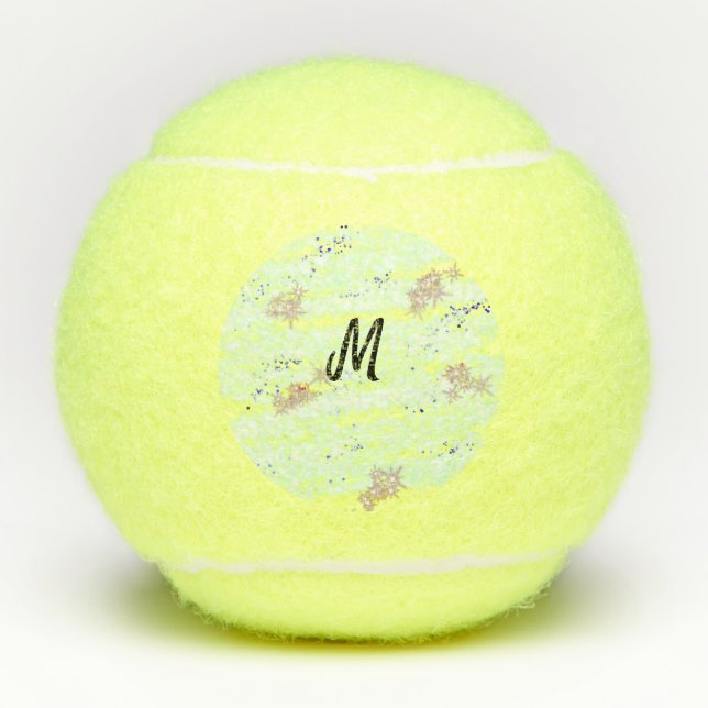 Balles De Tennis logo simple et minimal monogramme cuisson personna (Devant)