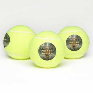 Balles De Tennis Maison d'Halloween avec Frankie, gris foncé