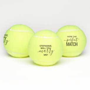 Balles De Tennis Me marier une proposition de mariage
