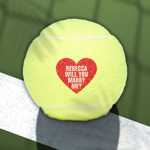 Balles De Tennis Me Vas a Casarte Proposition de Mariage Personnali