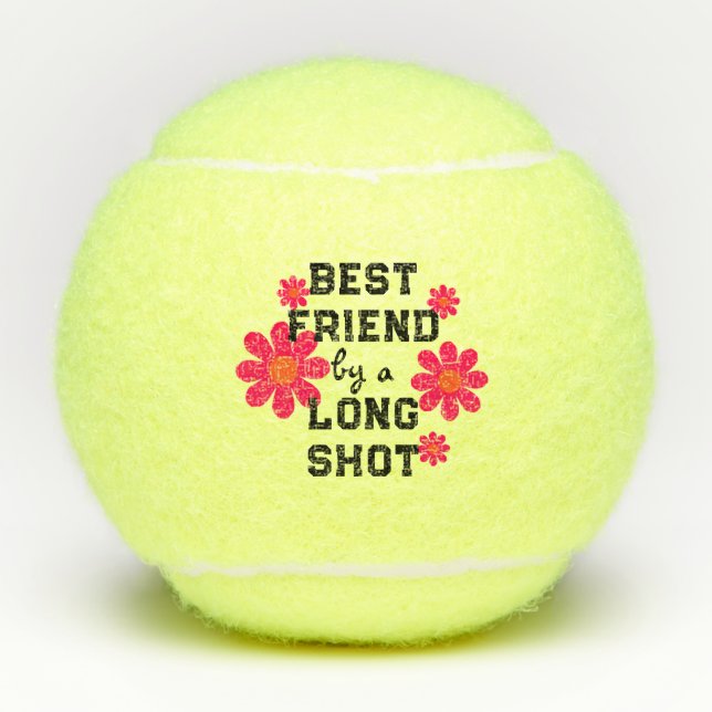 Balles De Tennis Meilleur cadeau d'appréciation de l'ami (Devant)