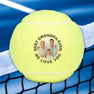 Balles De Tennis Meilleur grand-père jamais - Photo personnalisée