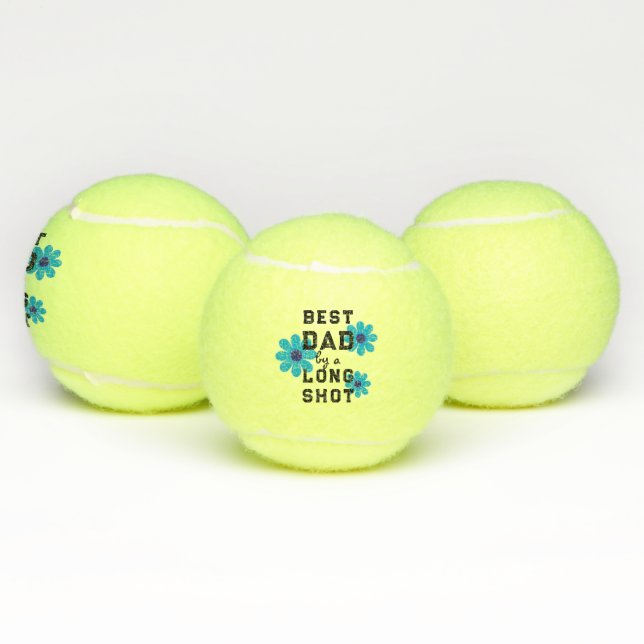 Balles De Tennis Meilleure Fête des pères papa (Multiple)