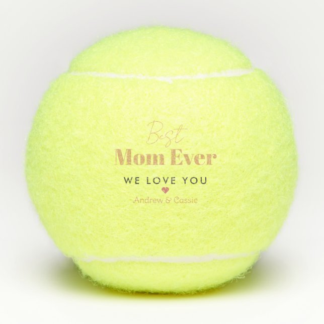 Balles De Tennis Meilleure maman jamais (Devant)