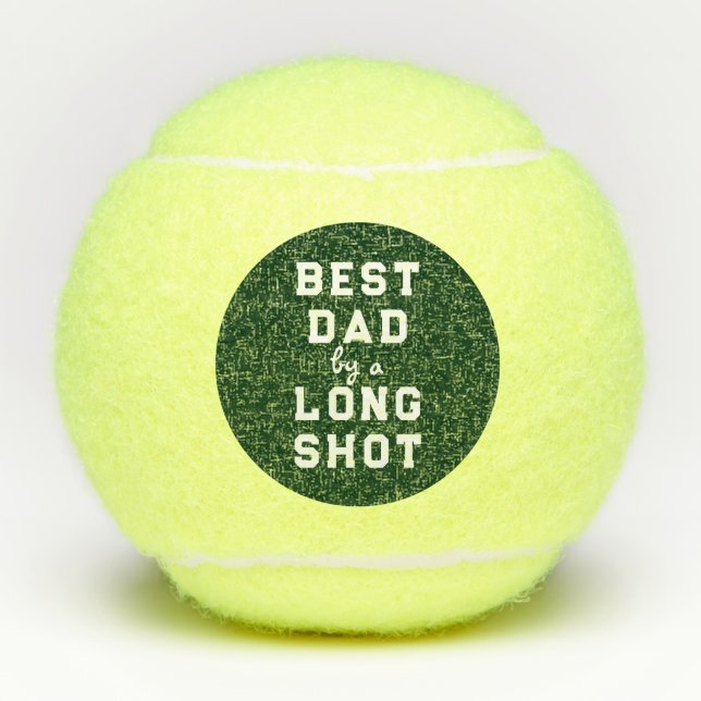 Balles De Tennis Meilleurs cadeaux de Fêtes des pères papa (Devant)
