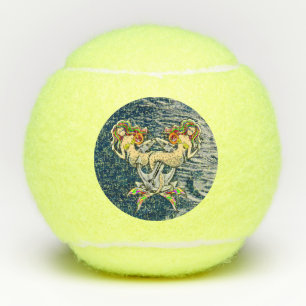 Balles De Tennis Mermaids - Design nautique pour les amoureux des o