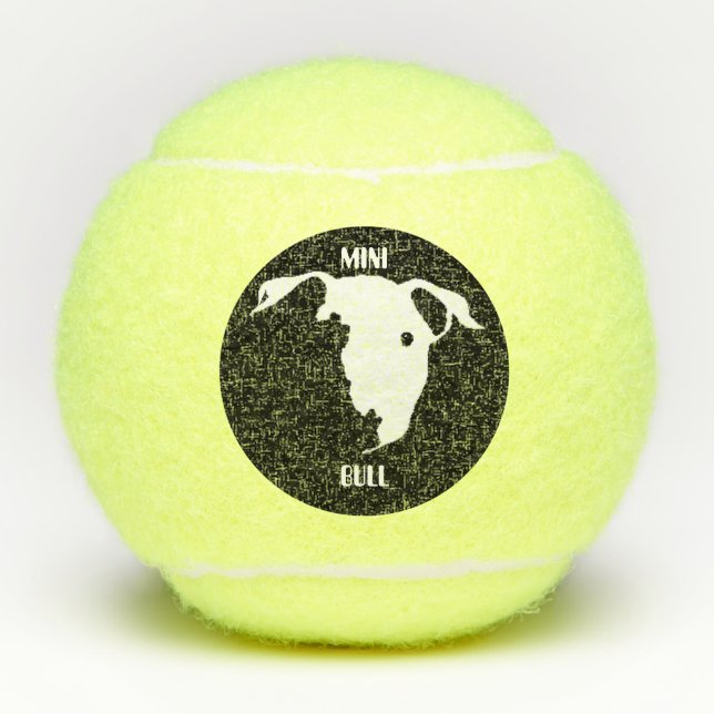 BALLES DE TENNIS MINI BULL (Devant)