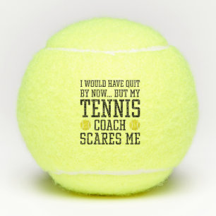 Balles De Tennis Mon Entraîneur De Tennis Me Fait Peur