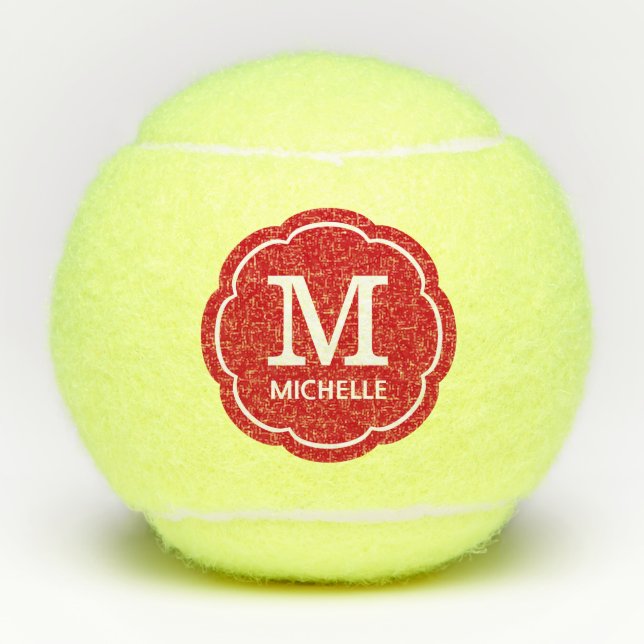 Balles De Tennis Monogramme (Devant)
