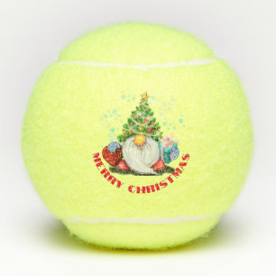 Balles De Tennis Noël Tennis Balls Gnome avec cadeaux