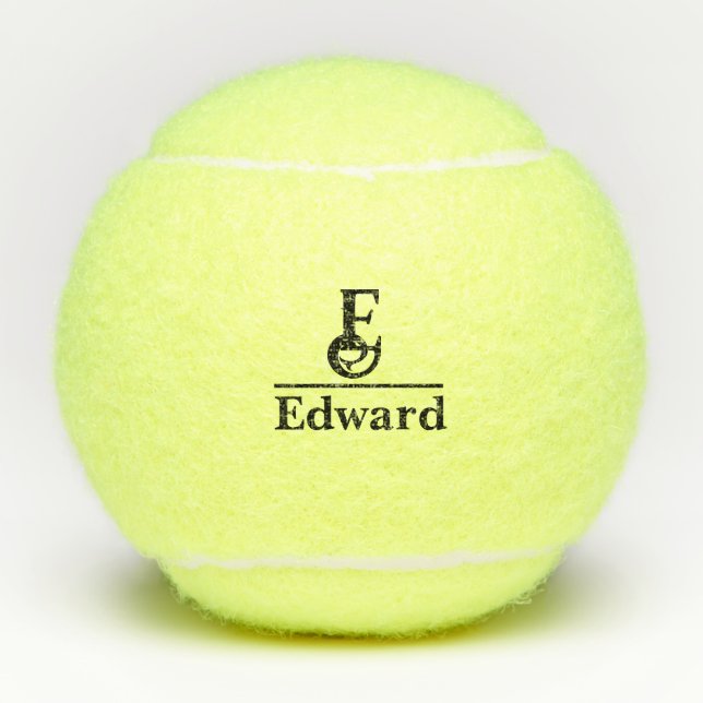 Balles De Tennis Nom personnalisé (Devant)