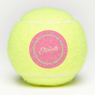 Balles De Tennis Nom personnalisé Diamètre Illustration Arrière - p