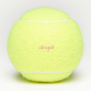 Balles De Tennis Nom personnalisé rose simple Penn