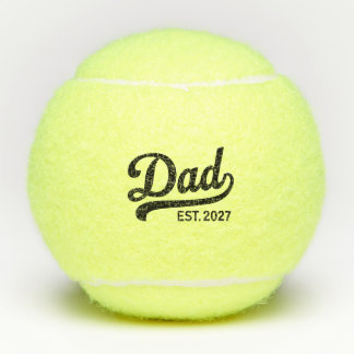 Balles De Tennis Papa Est 2027 Futur Papa Bébé Annonce