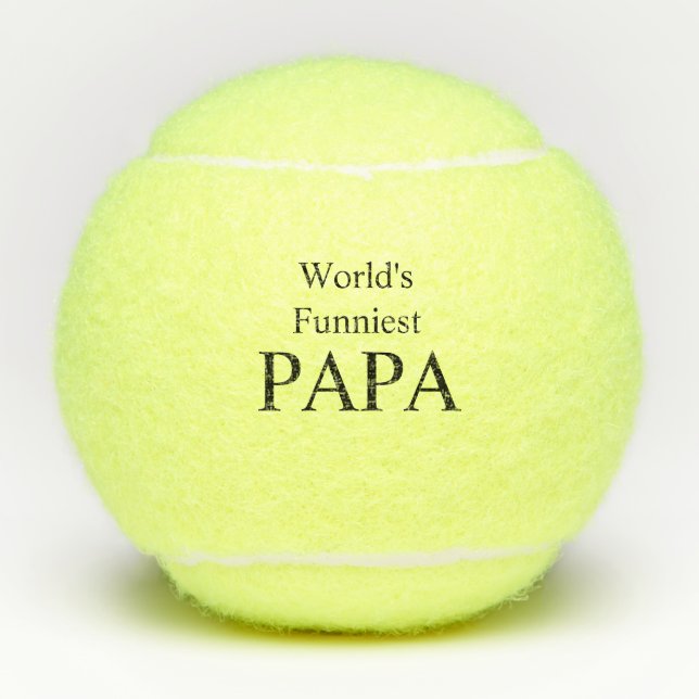 Balles De Tennis Papa le plus drôle du monde (Devant)