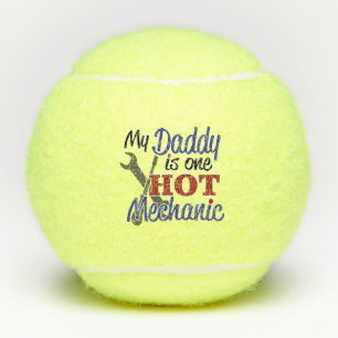 Balles De Tennis Papa Mécanicien Chaud