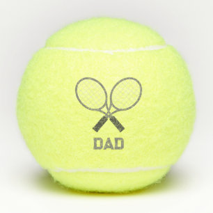 Balles De Tennis Papa Raquettes de tennis et nom Joueur de tennis