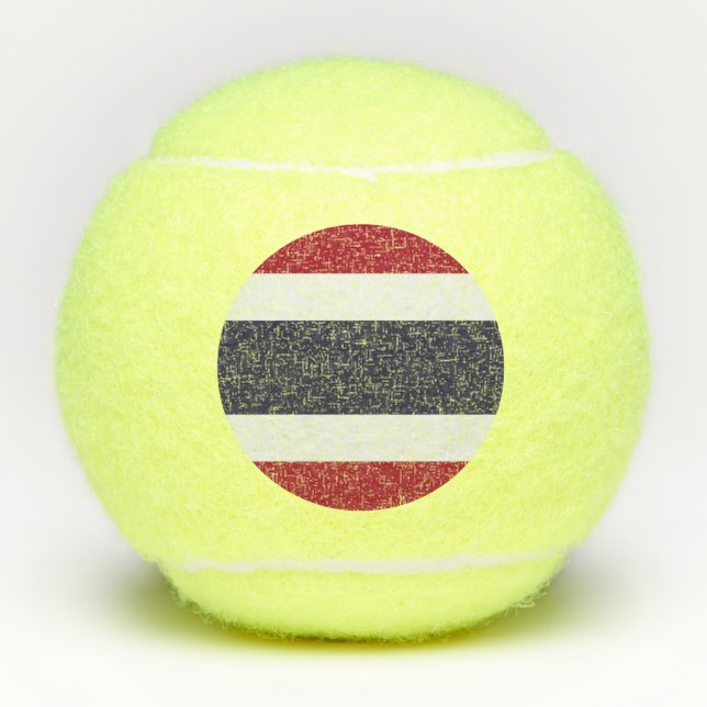 Balles De Tennis Patriotic Tennis Ball with Flag of Thailand (Devant)