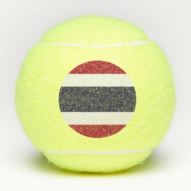 Balles De Tennis Penn tennis ball with flag of Thailand (Devant)