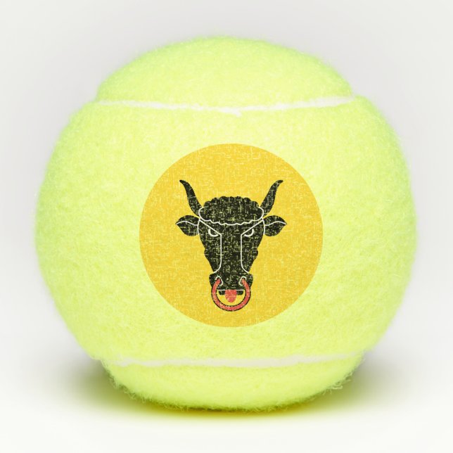 Balles De Tennis Penn tennis ball with flag of Uri, Switzerland (Devant)