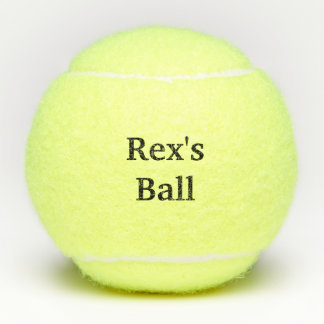 Balles De Tennis Personalized Tennis Ball for a favorite fur baby