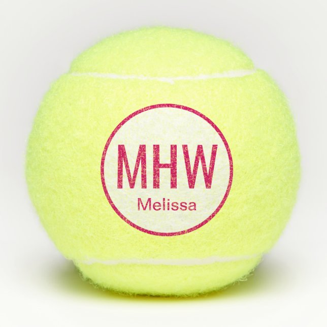 Balles De Tennis Personnalisé (Devant)