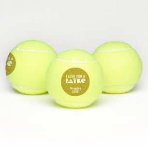 Balles De Tennis Personnalisé je t'aime un latke Hanoukka Chanukah