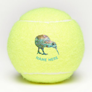 BALLES DE TENNIS PERSONNALISÉ NOUVELLE-ZÉLANDE KIWI PAUA