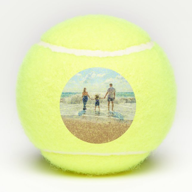 Balles De Tennis Photo de Custom (Dos)