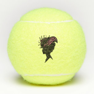 Balles De Tennis Profil latéral Buste de Victorian Lady Pink Casque
