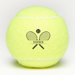 Balles De Tennis Raquettes de Tennis & Nom Personnalisé