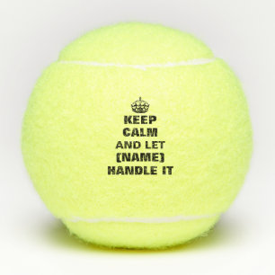 Balles De Tennis Restez calme et laissez-la (vierge) manipuler les 