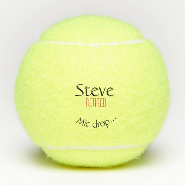 Balles De Tennis Retrait de la culture de micro-entreprise (Devant)