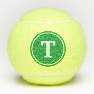 Balles De Tennis Série de points verts Monogramme