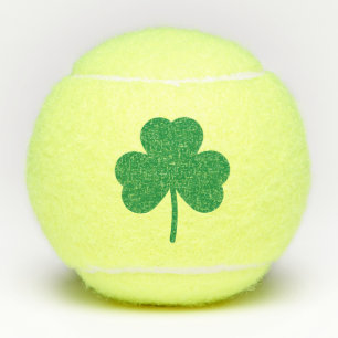 Balles De Tennis Shamrock vert de l'Jour de l'Saint Patrick de ferm
