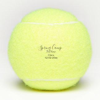 Balles De Tennis Spring holiday camping custom add name date