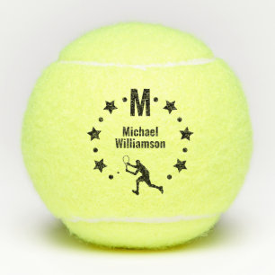Balles De Tennis Star Player Monogrammé