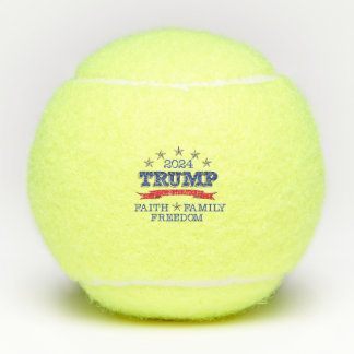 Balles De Tennis Trump 2024 Foi, famille, liberté