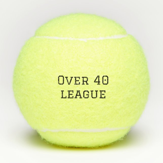 Balles De Tennis Un cadeau d'anniversaire amusant pour un joueur de (Devant)